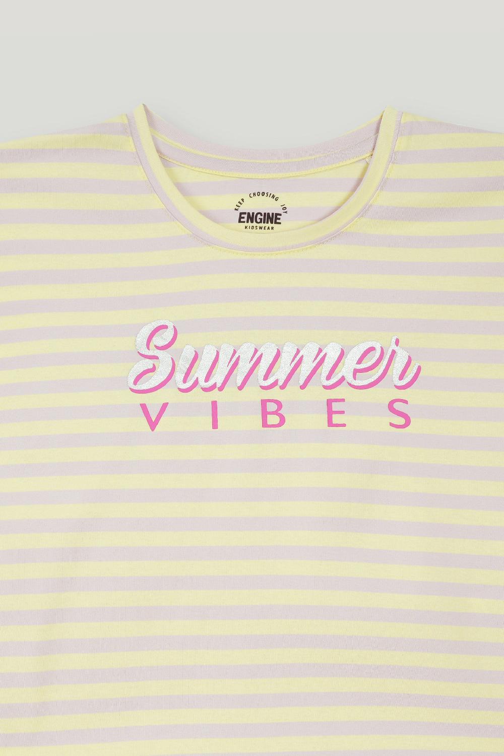 Engine Girls Top VKT224-K02-YEL