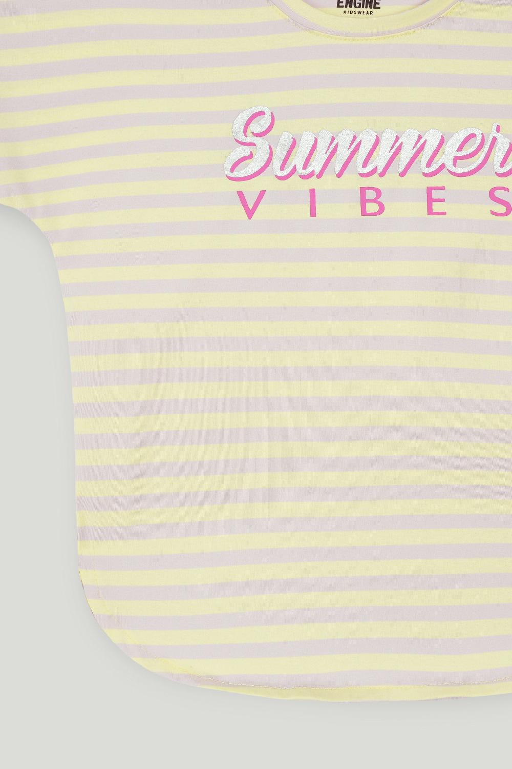 Engine Girls Top VKT224-K02-YEL