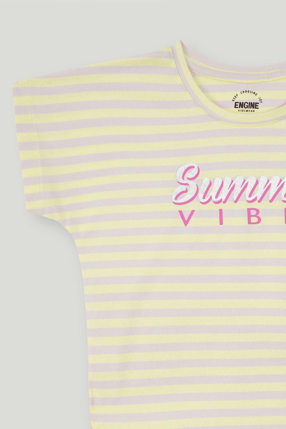 Engine Girls Top VKT224-K02-YEL