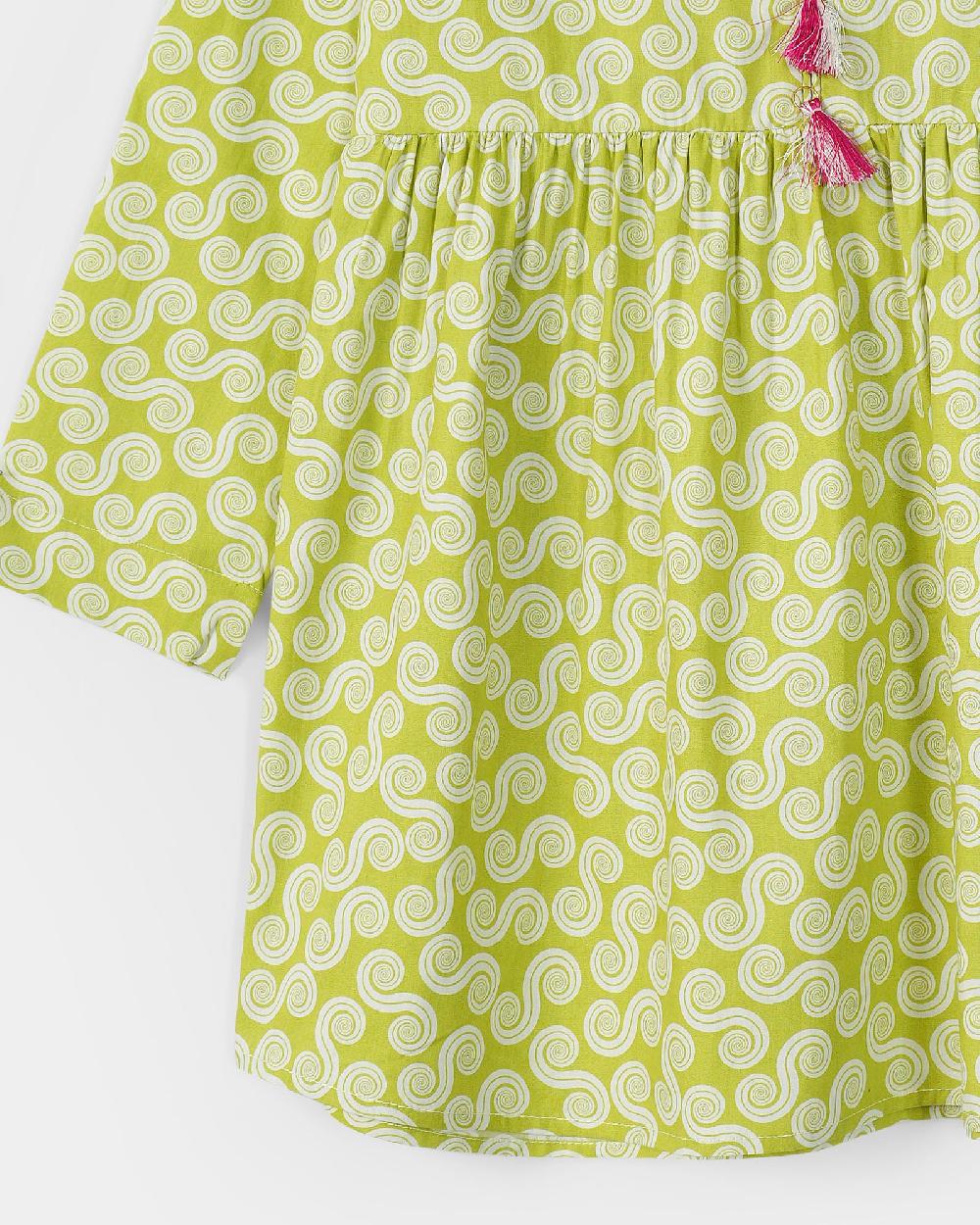 Engine Girls Top VKW031-506-GRN