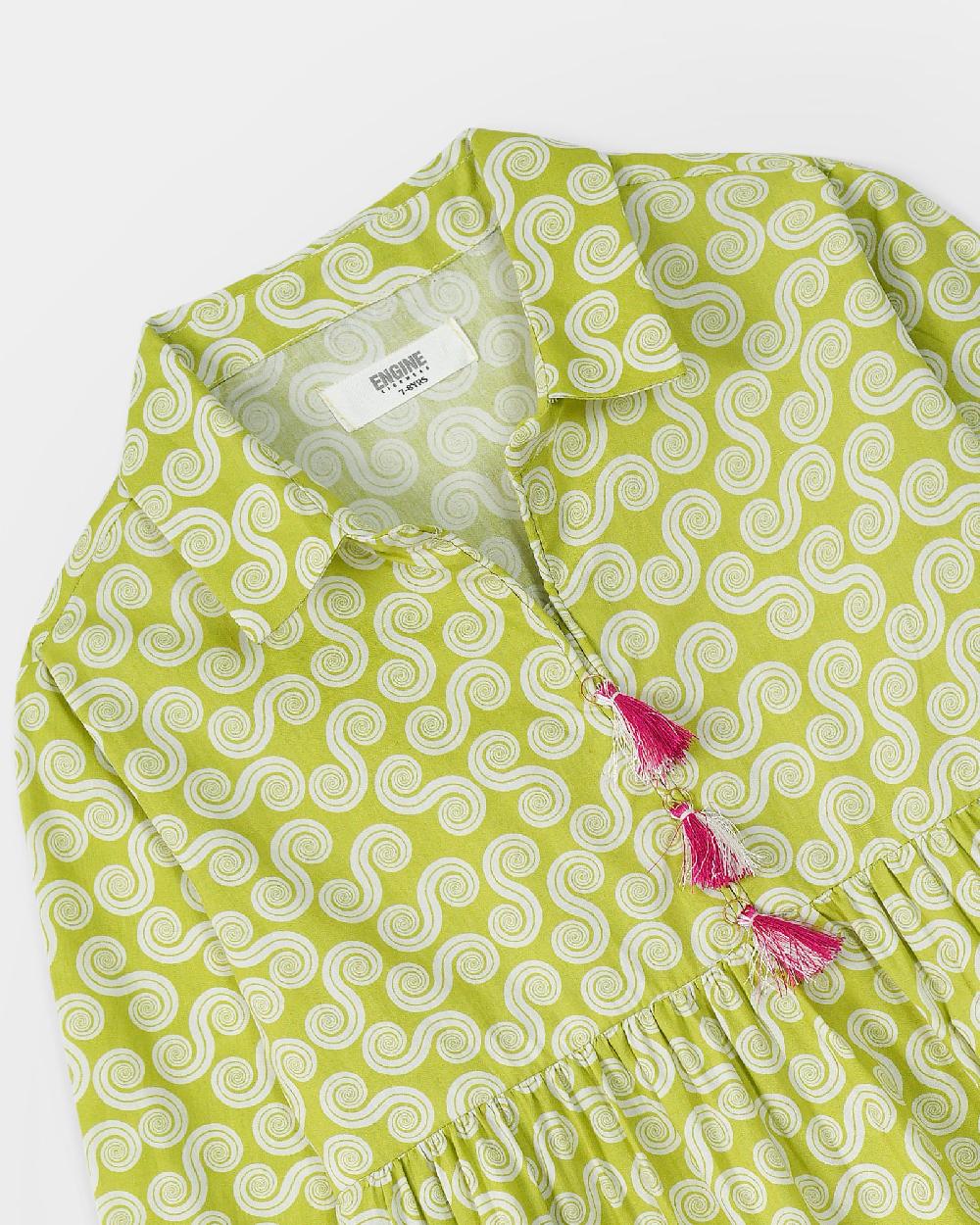 Engine Girls Top VKW031-506-GRN