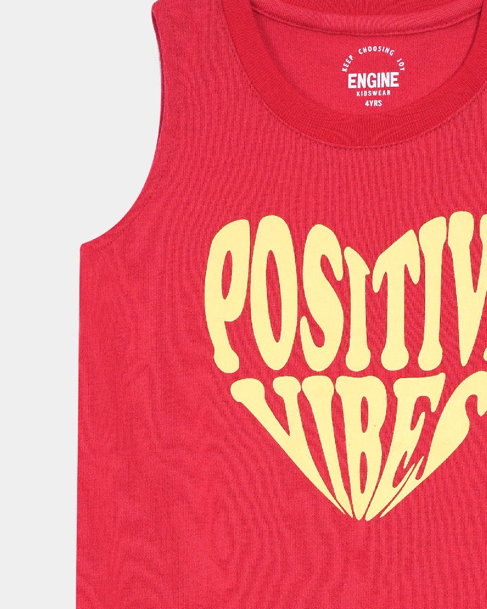 Engine Girls Top VTT149-2YR-RED