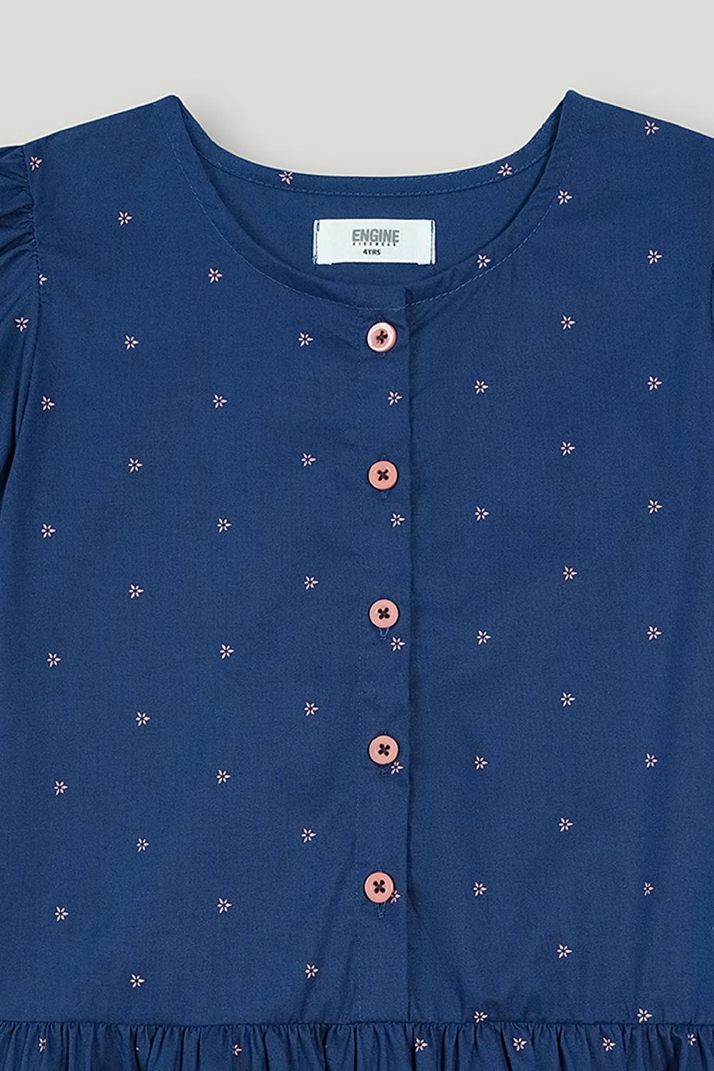 Engine Girls Top VTW058-2YR-NVY