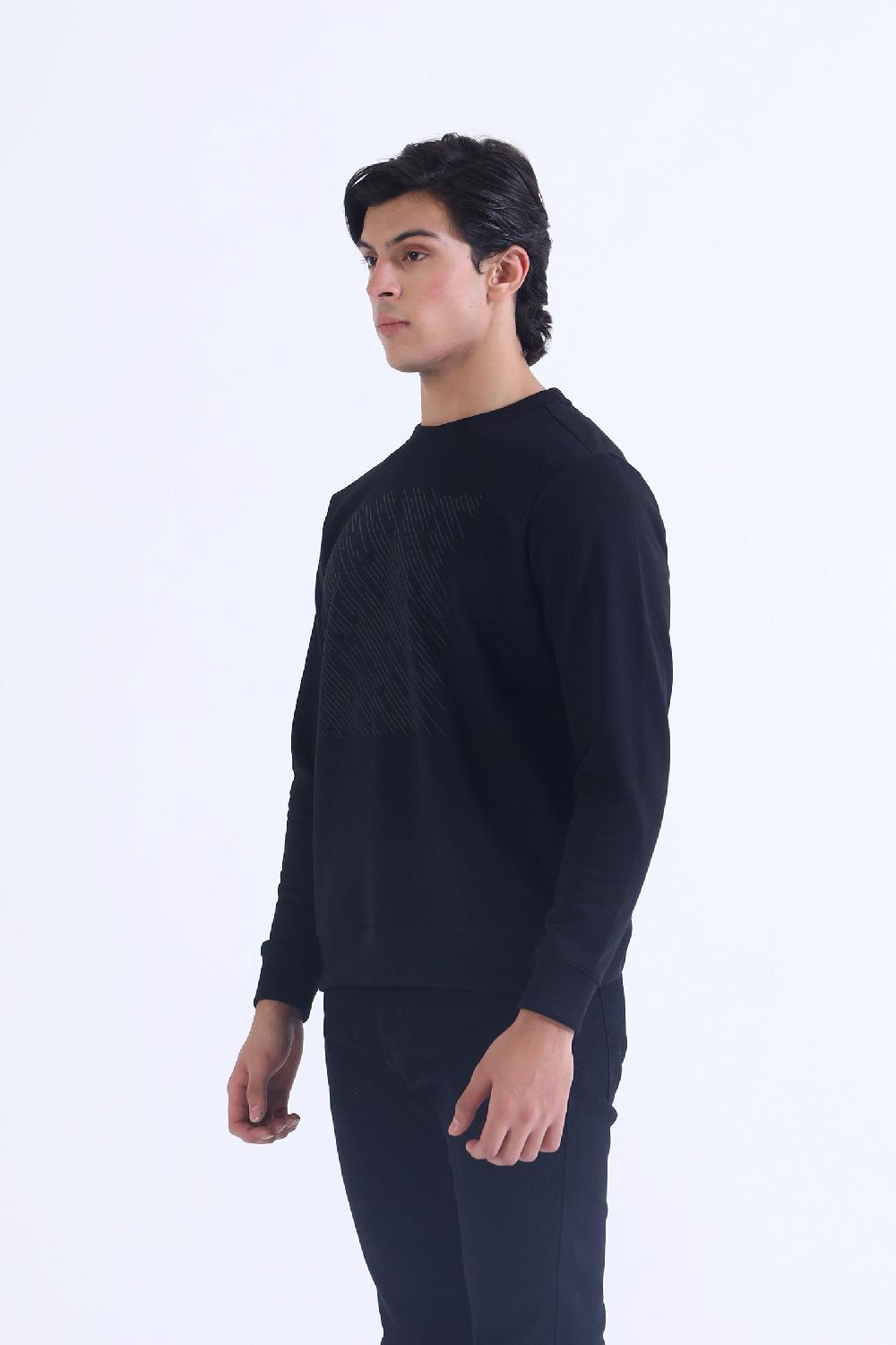 Engine Graphic SweatShirt MT4198-00M-BLK