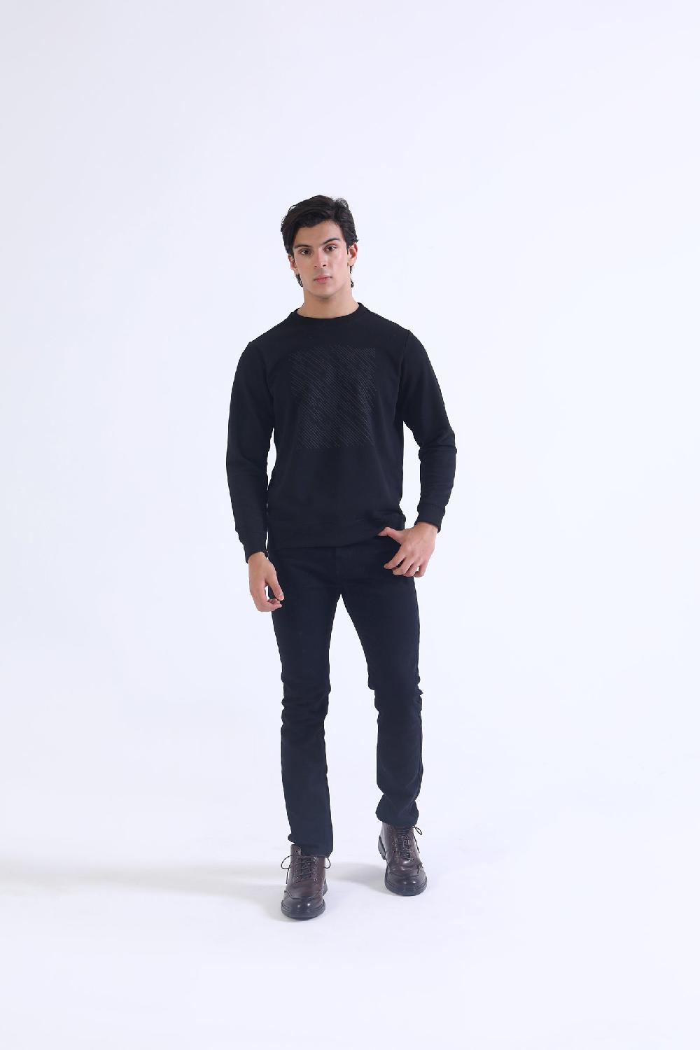 Engine Graphic SweatShirt MT4198-00M-BLK