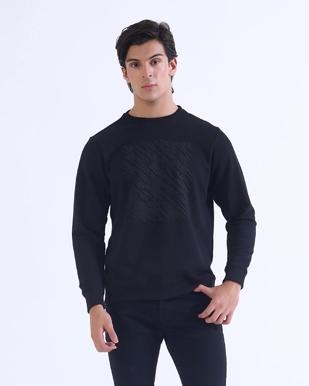 engine Graphic SweatShirt MT4198-00M-BLK