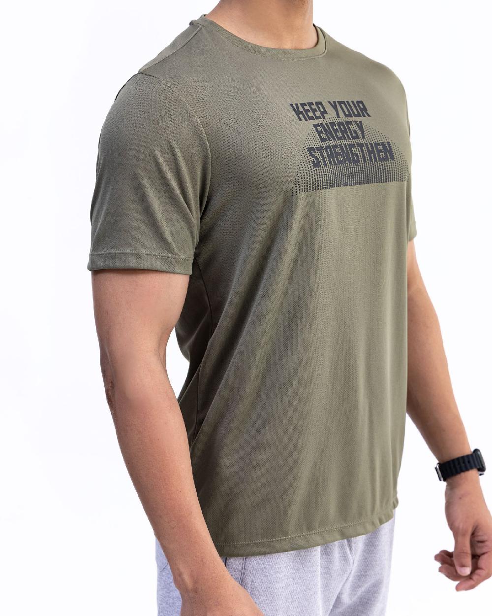 Engine Men Active Wear Tee MT5053-00L-OLV