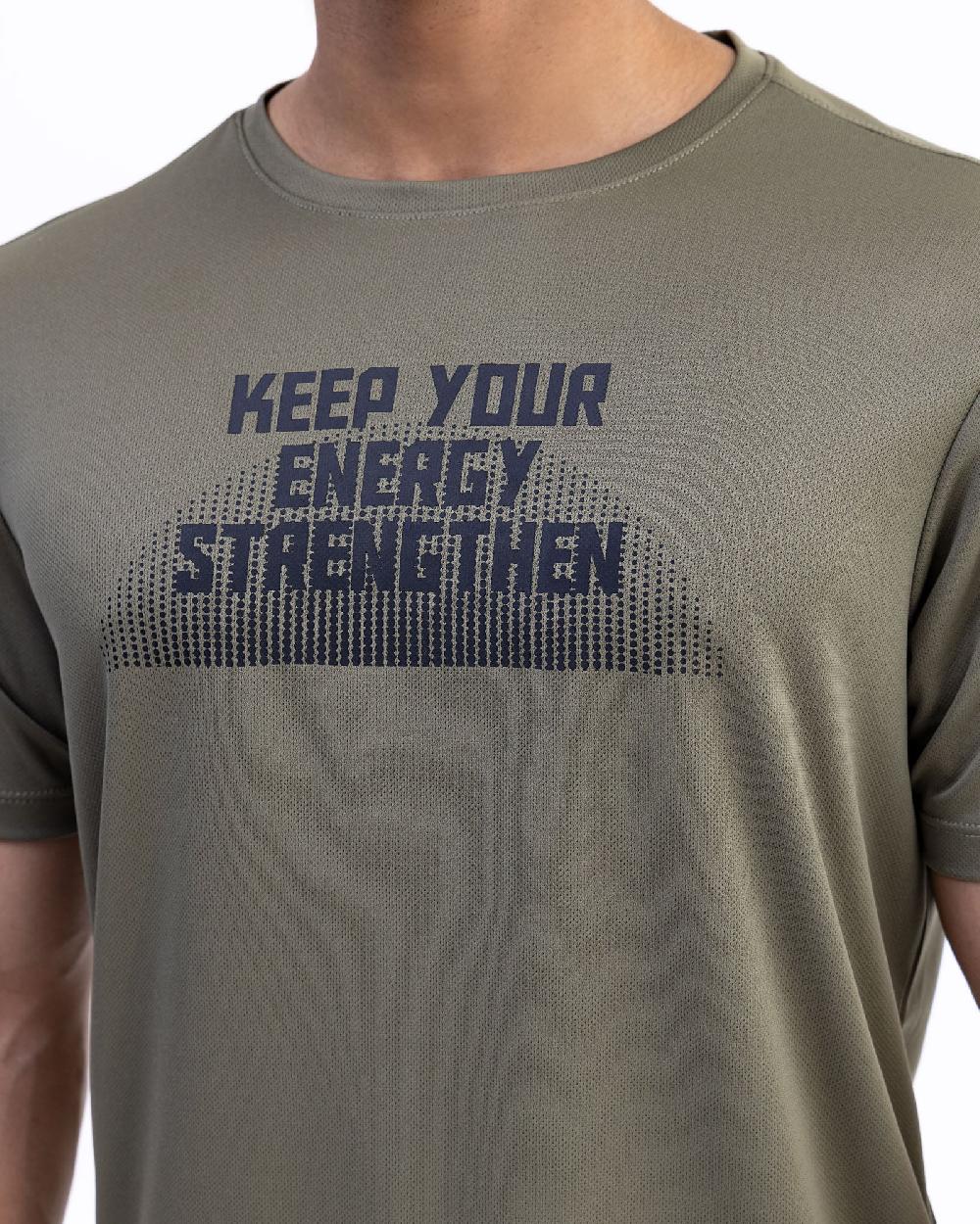 Engine Men Active Wear Tee MT5053-00L-OLV