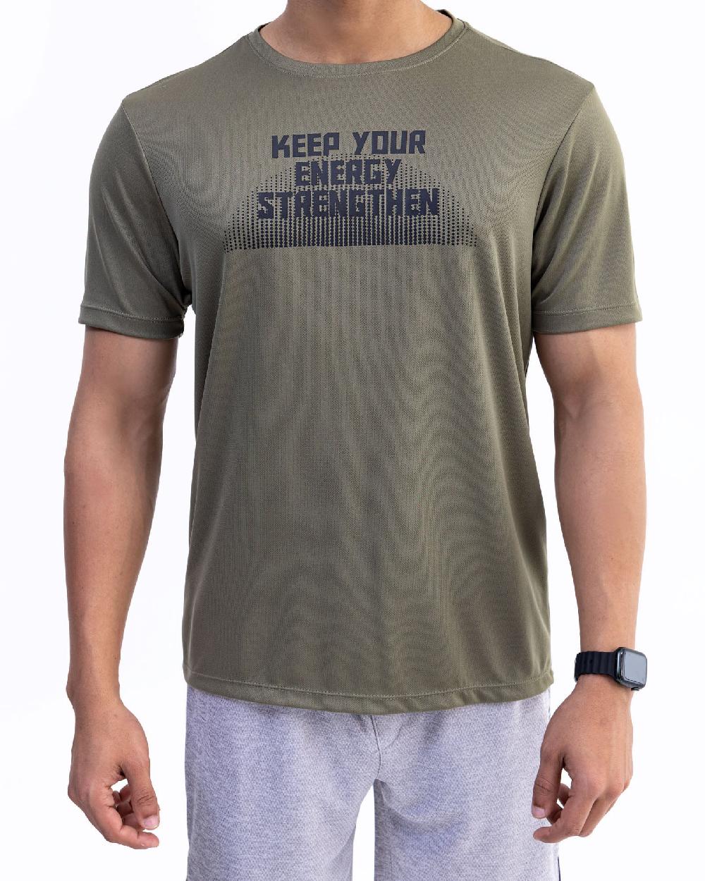 engine Men Active Wear Tee MT5053-00L-OLV