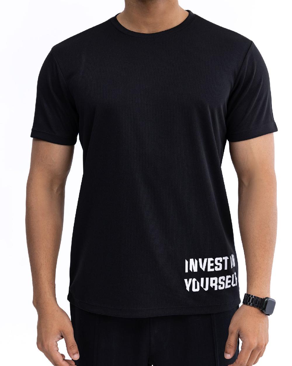 engine Men Active Wear Tee MT5082-00S-BLK