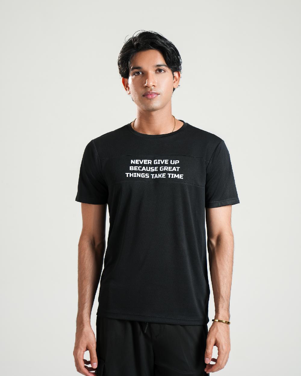 Engine Men Active Wear Tee MT5083-00L-BLK