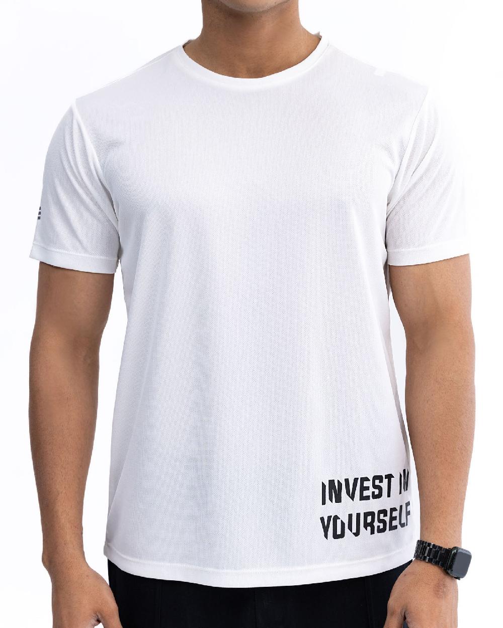 engine Men Active Wear Tee MT5084-00L-WHT