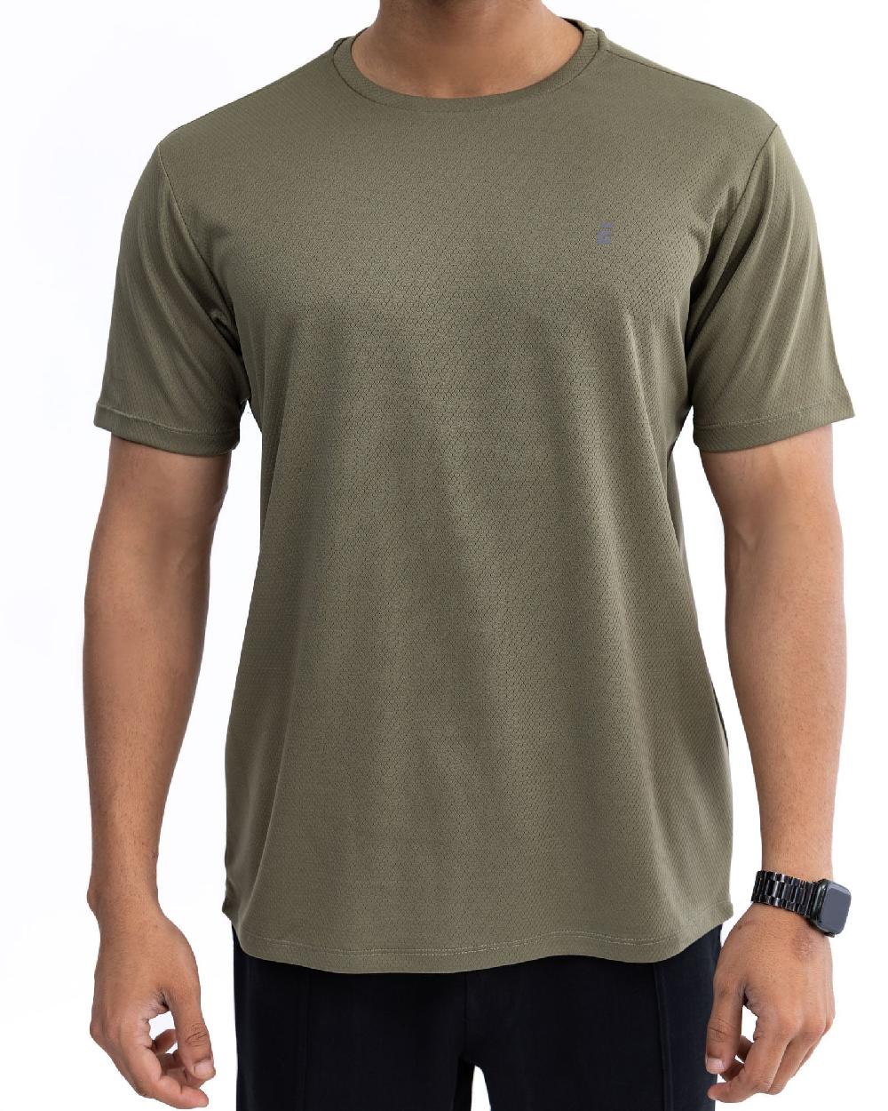 engine Men Active Wear Tee MT5090-00M-OLV