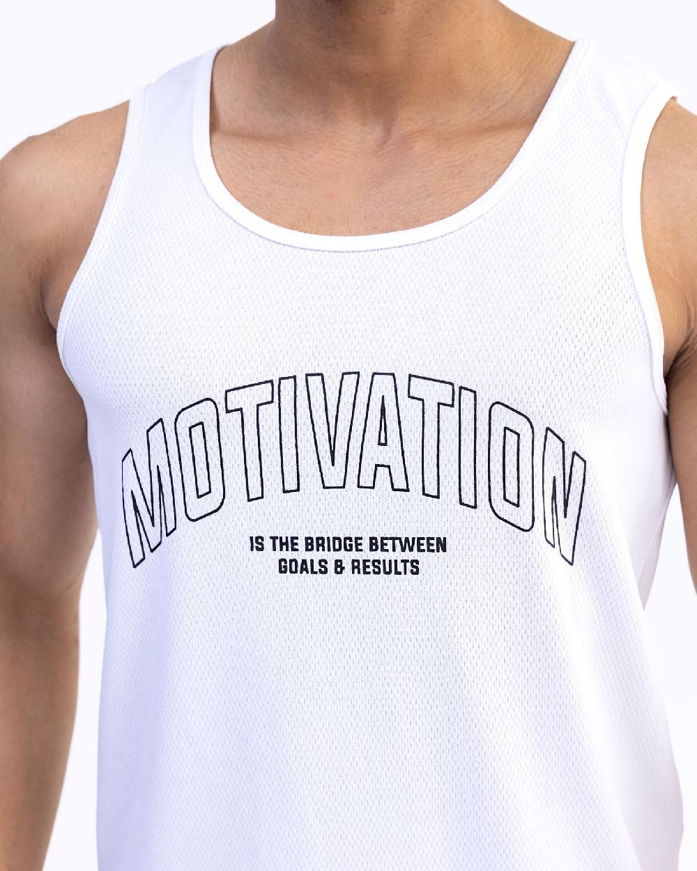 Engine Men Active Wear Vest MT5058-00S-WHT