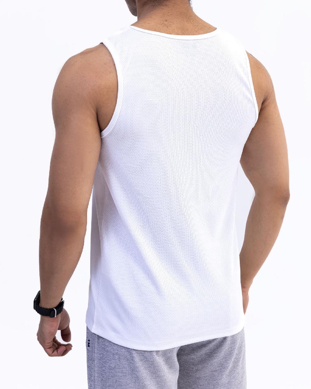 Engine Men Active Wear Vest MT5058-00S-WHT