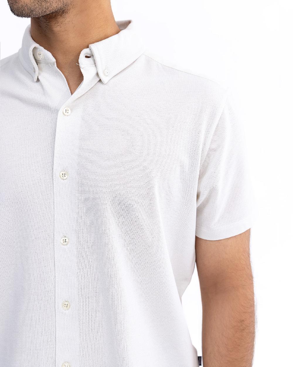 Engine Men Basic Button Down FT5095-00L-WHT