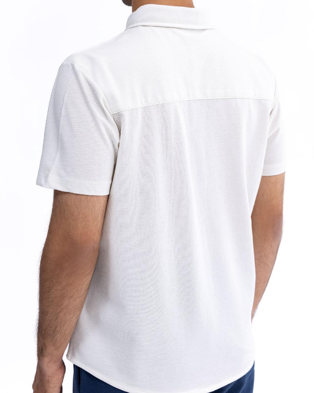 Engine Men Basic Button Down FT5095-00L-WHT