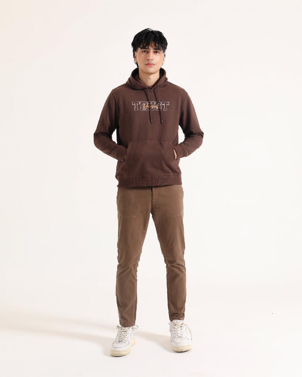 Engine Men Basic Hoodie Upper FR4002-00L-BRN