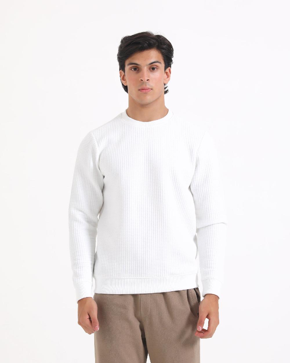 engine Men Basic Sweatshirt MT4187-XXL-WHT