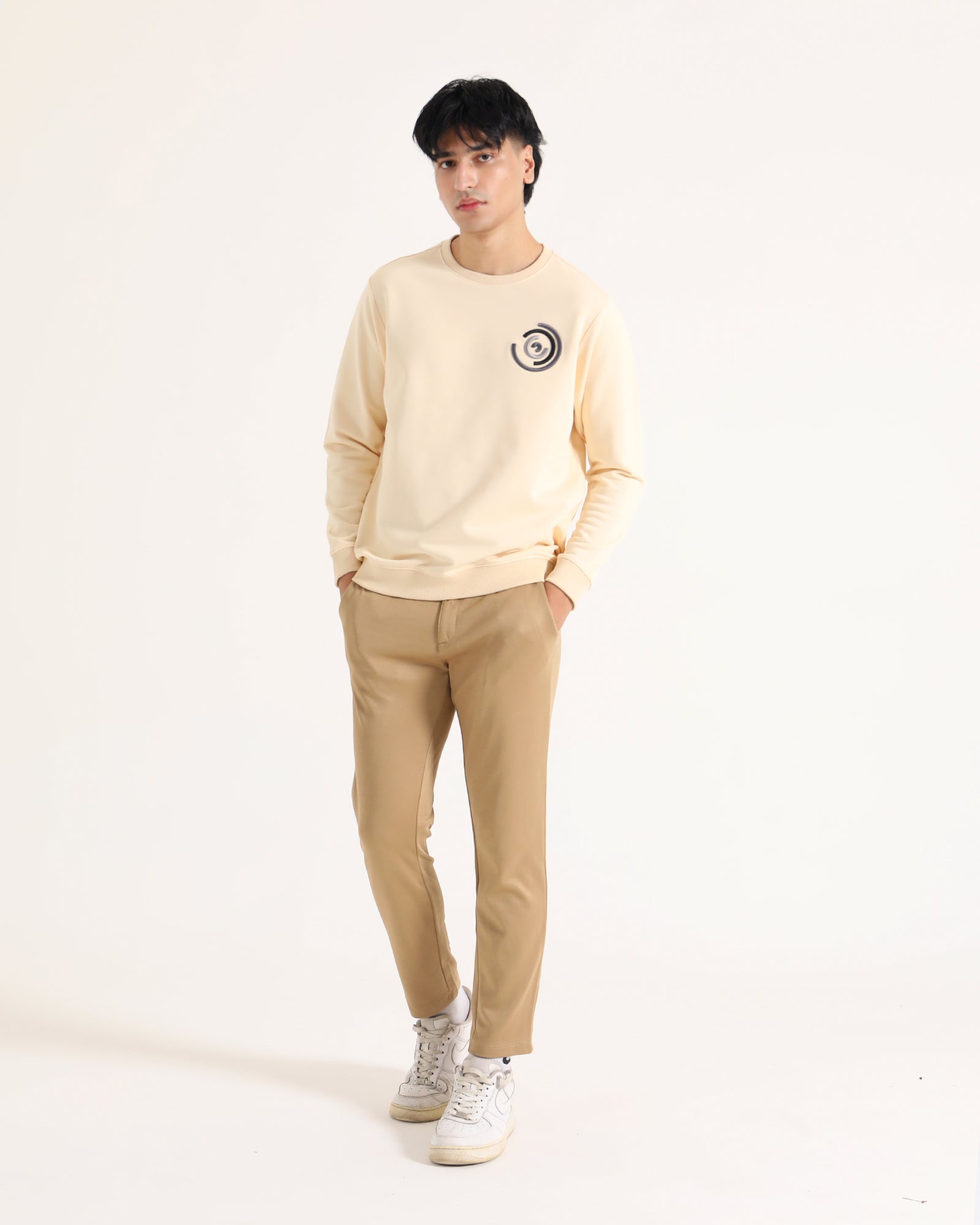 Engine Men Basic Sweatshirt MT4195-00S-CRM