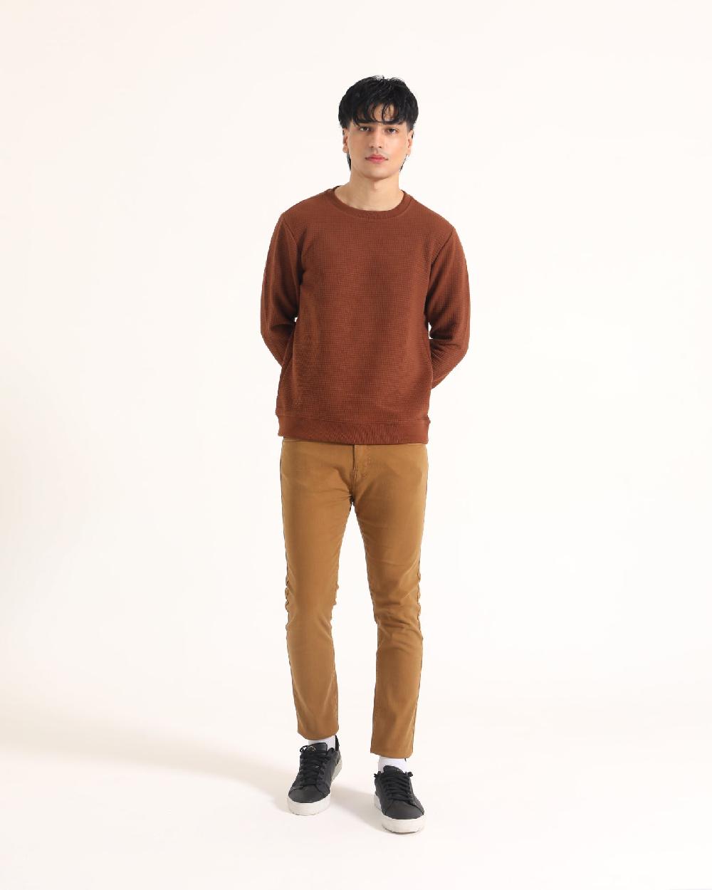 Engine Men Basic Sweatshirt MT4197-00S-BRN