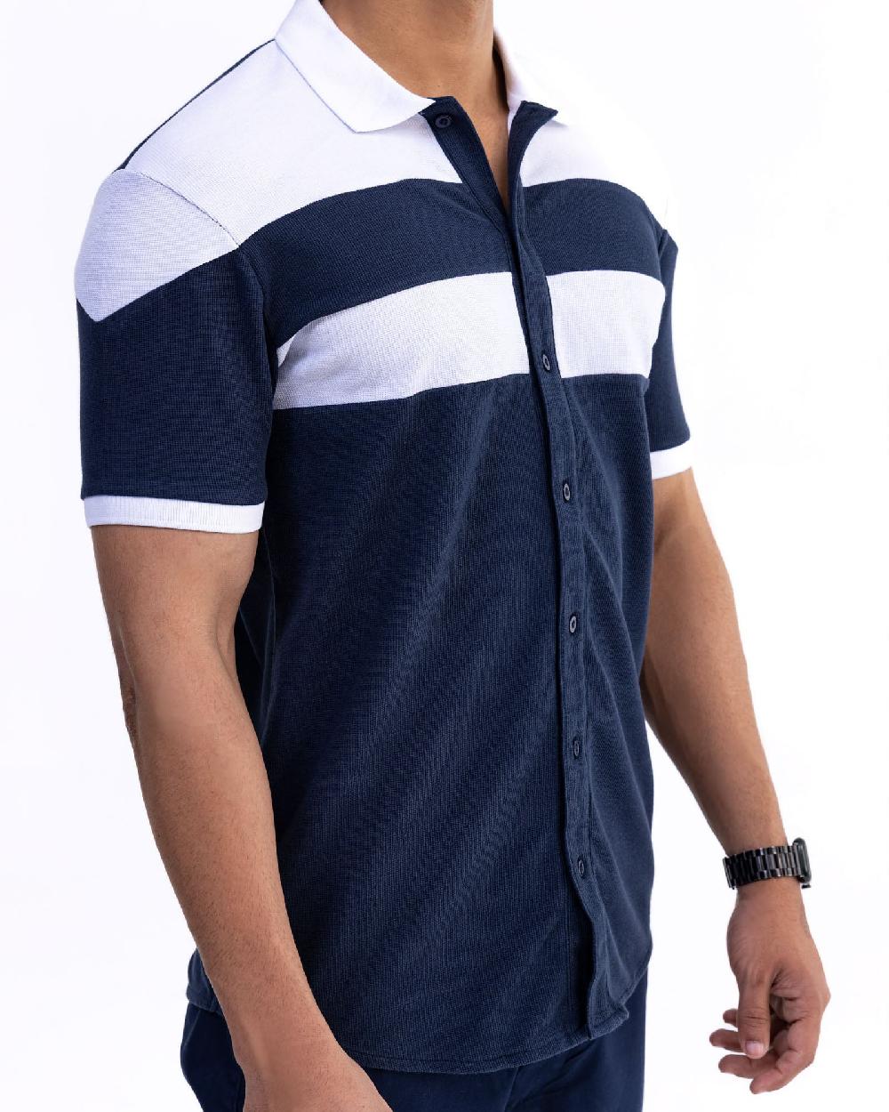 Engine Men Button Down FT4152-00S-NVY