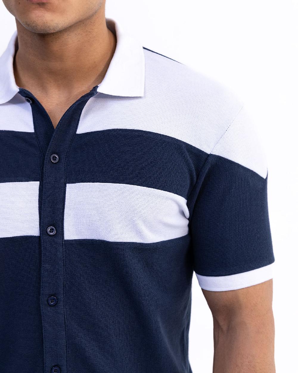 Engine Men Button Down FT4152-00S-NVY