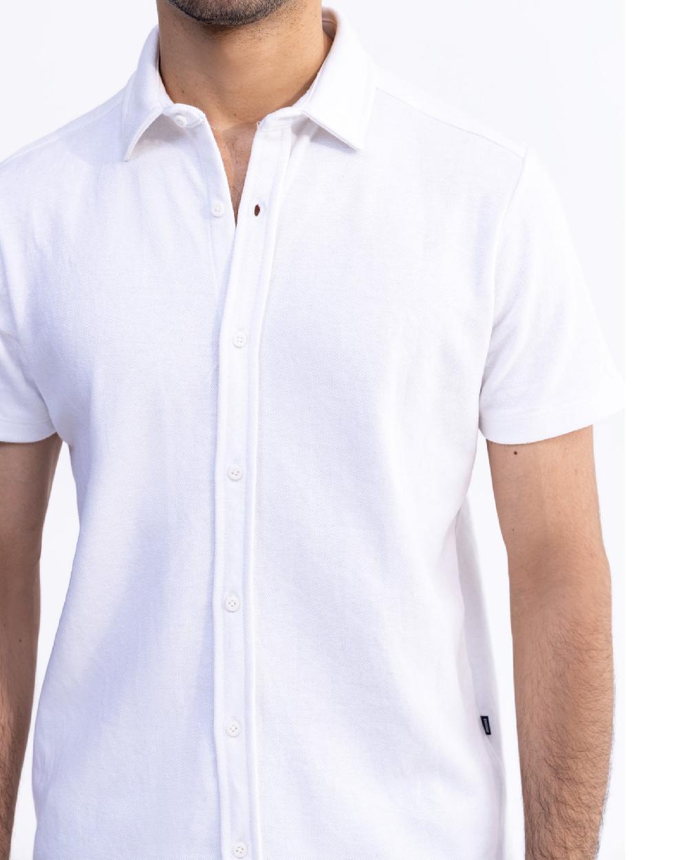 Engine Men Button Down FT5005-00L-WHT