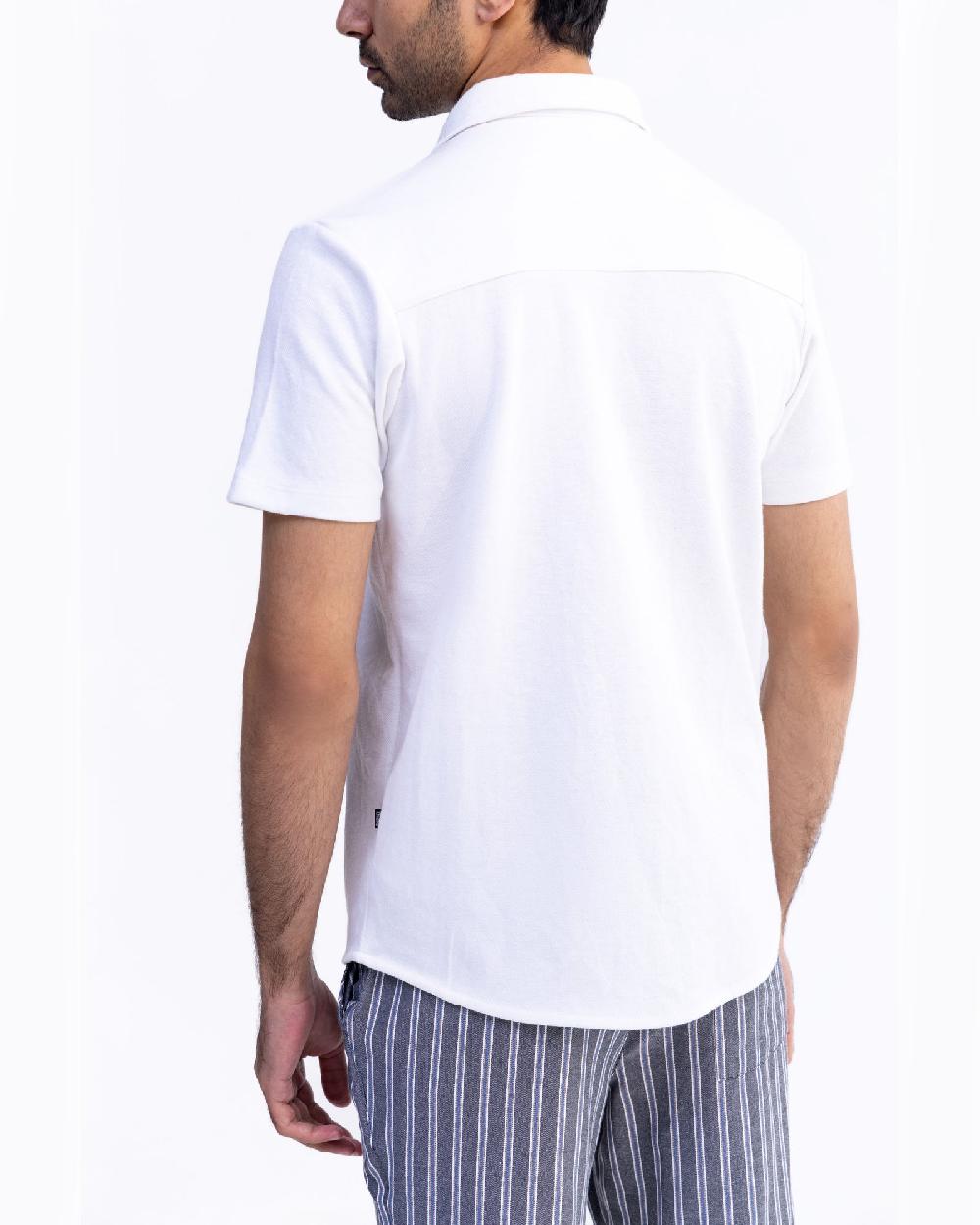Engine Men Button Down FT5005-00L-WHT
