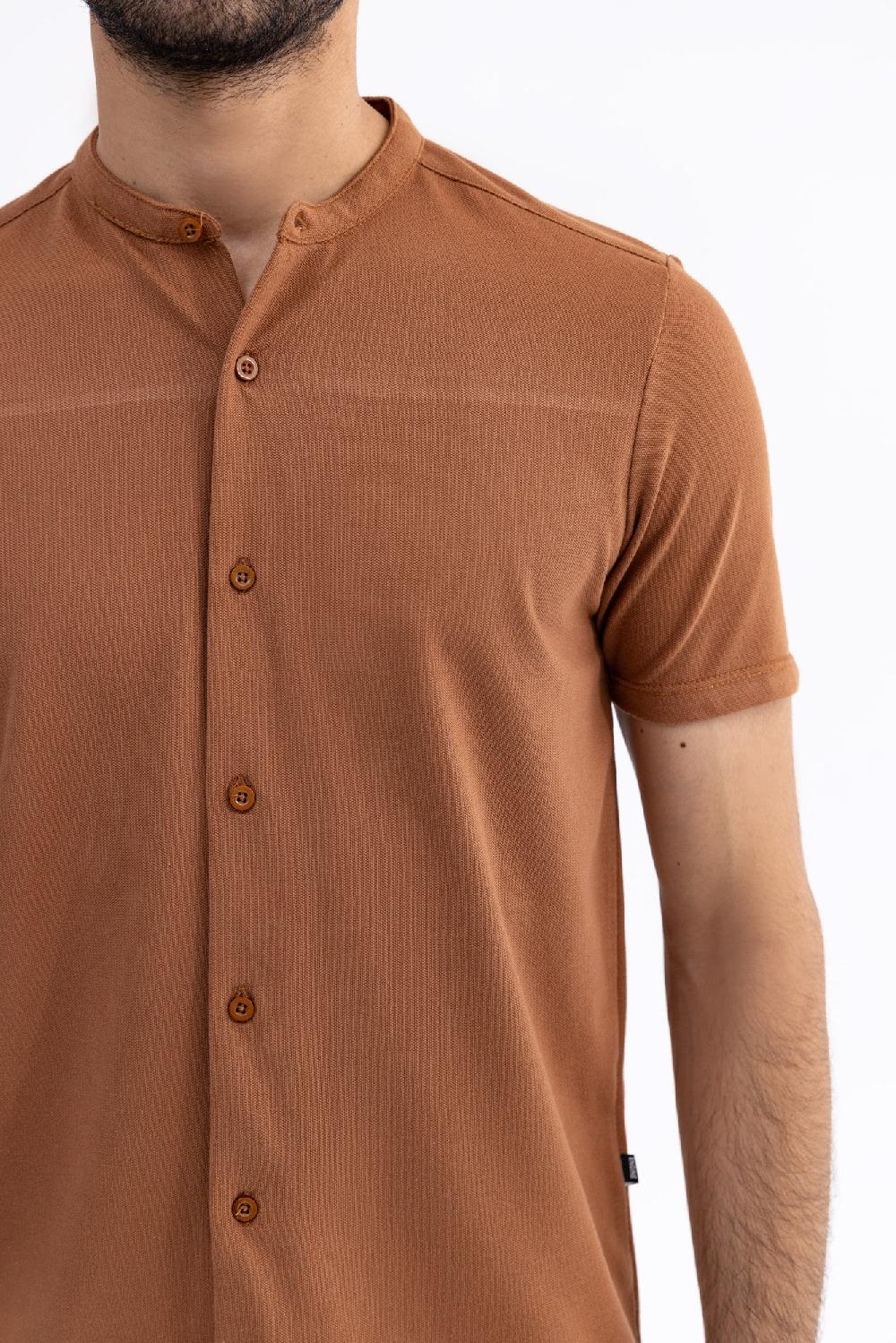 Engine Men Button Down FT5006-00M-BRN