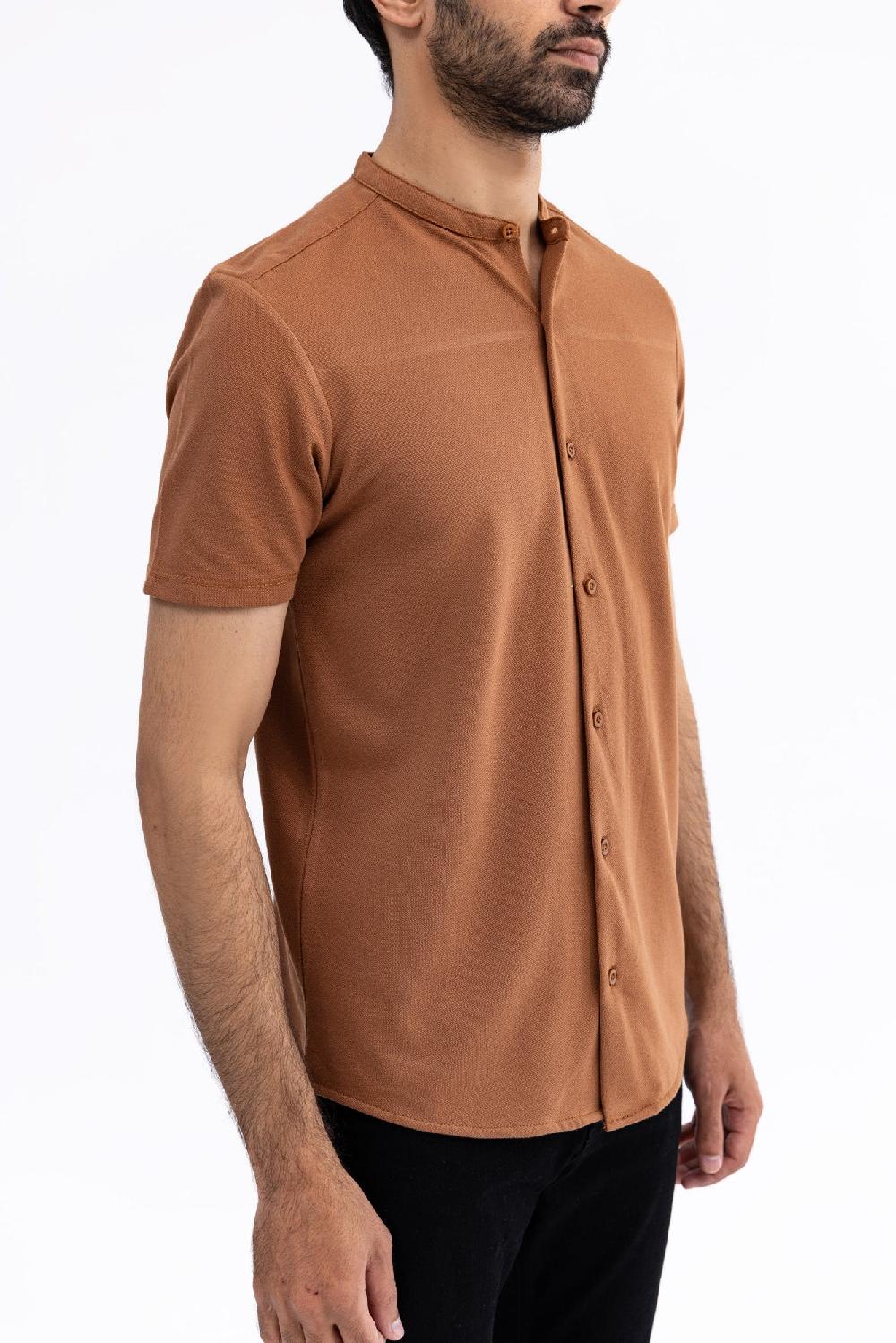 Engine Men Button Down FT5006-00M-BRN