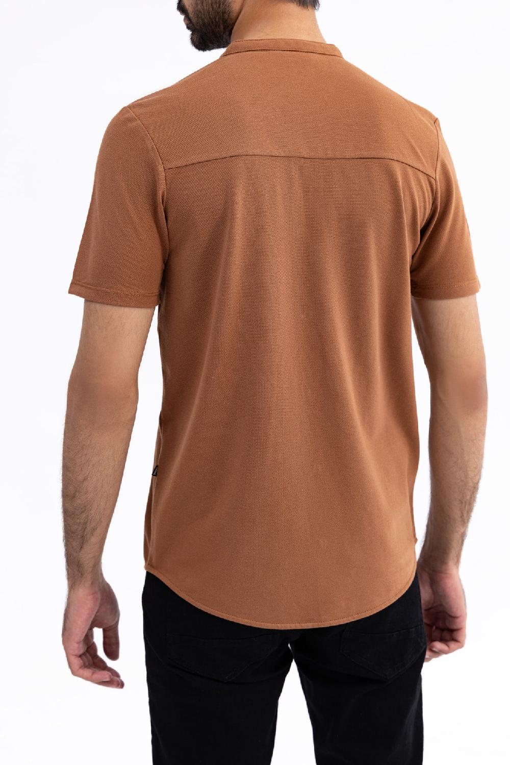 Engine Men Button Down FT5006-00M-BRN