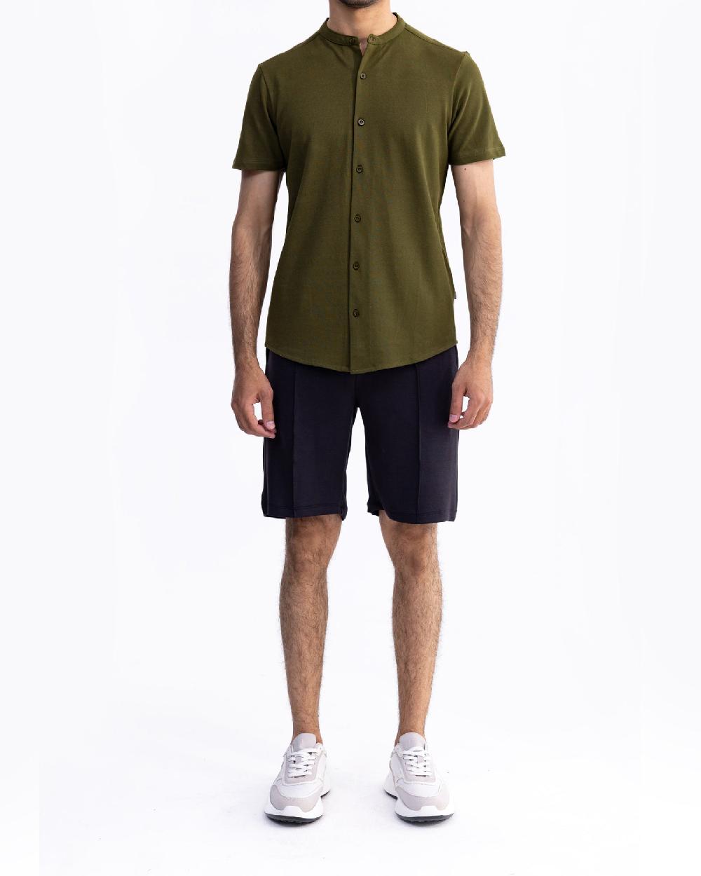 engine Men Button Down FT5006-2XL-OLV