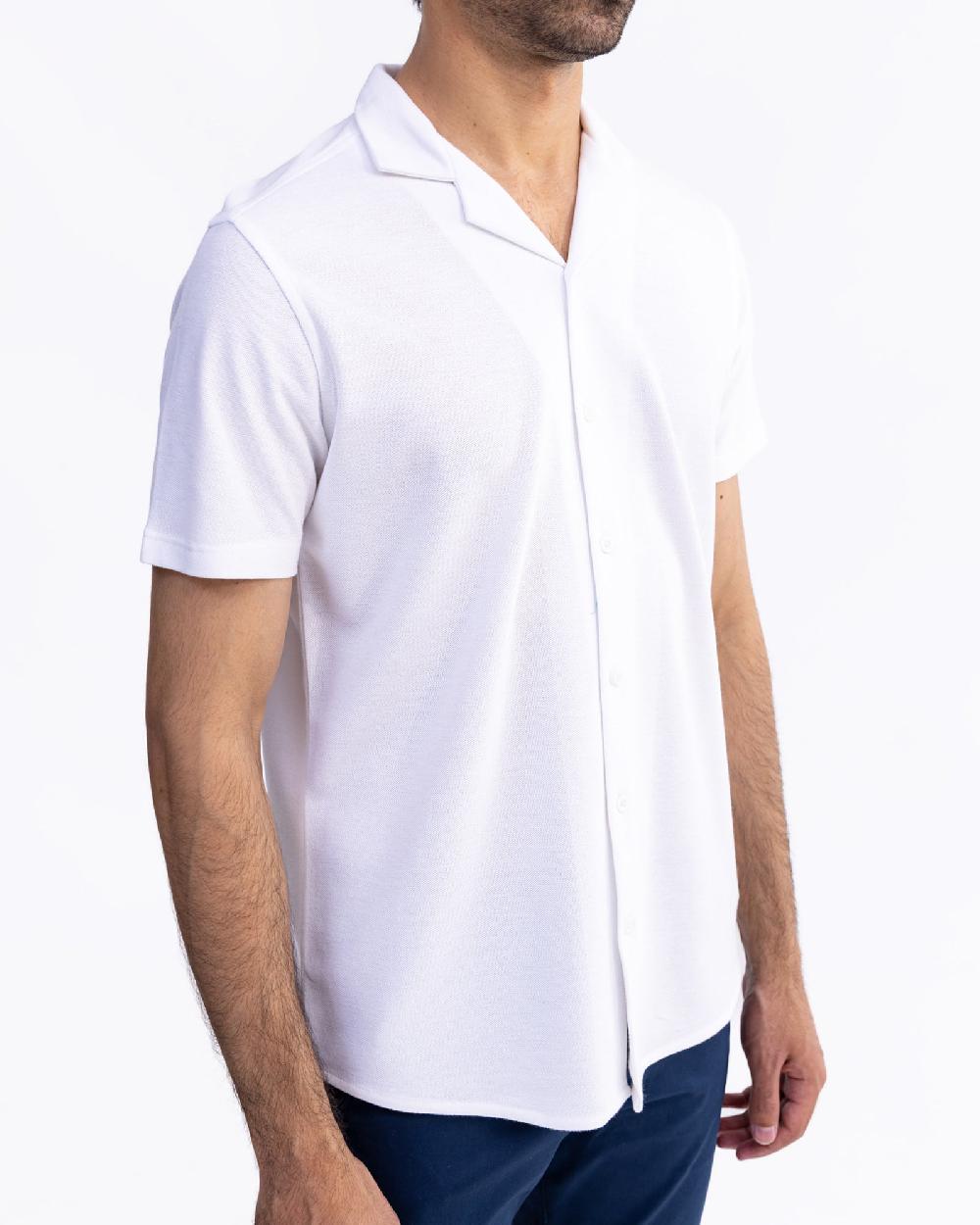 Engine Men Button Down FT5009-00L-WHT