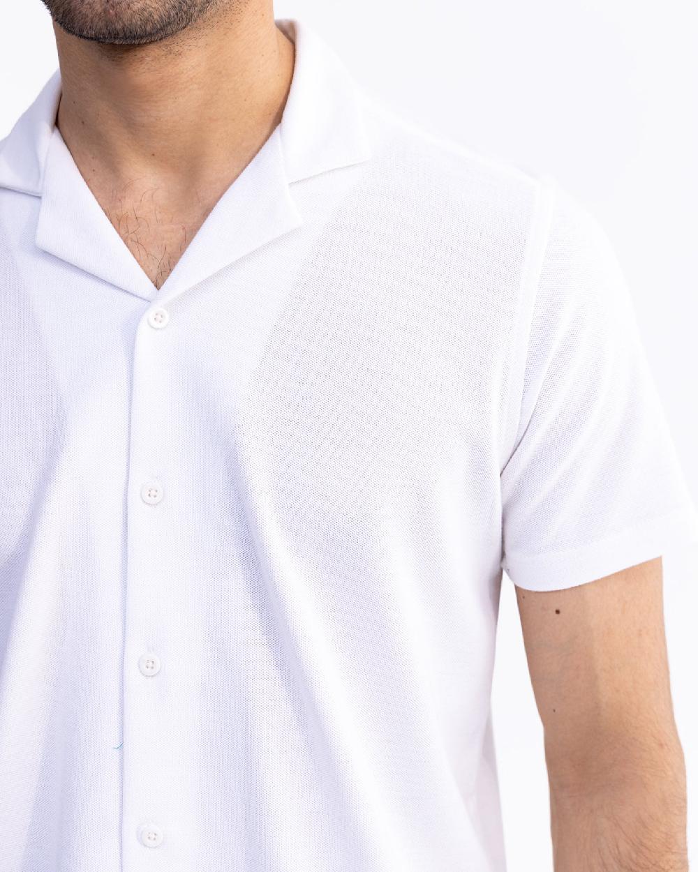 Engine Men Button Down FT5009-00L-WHT