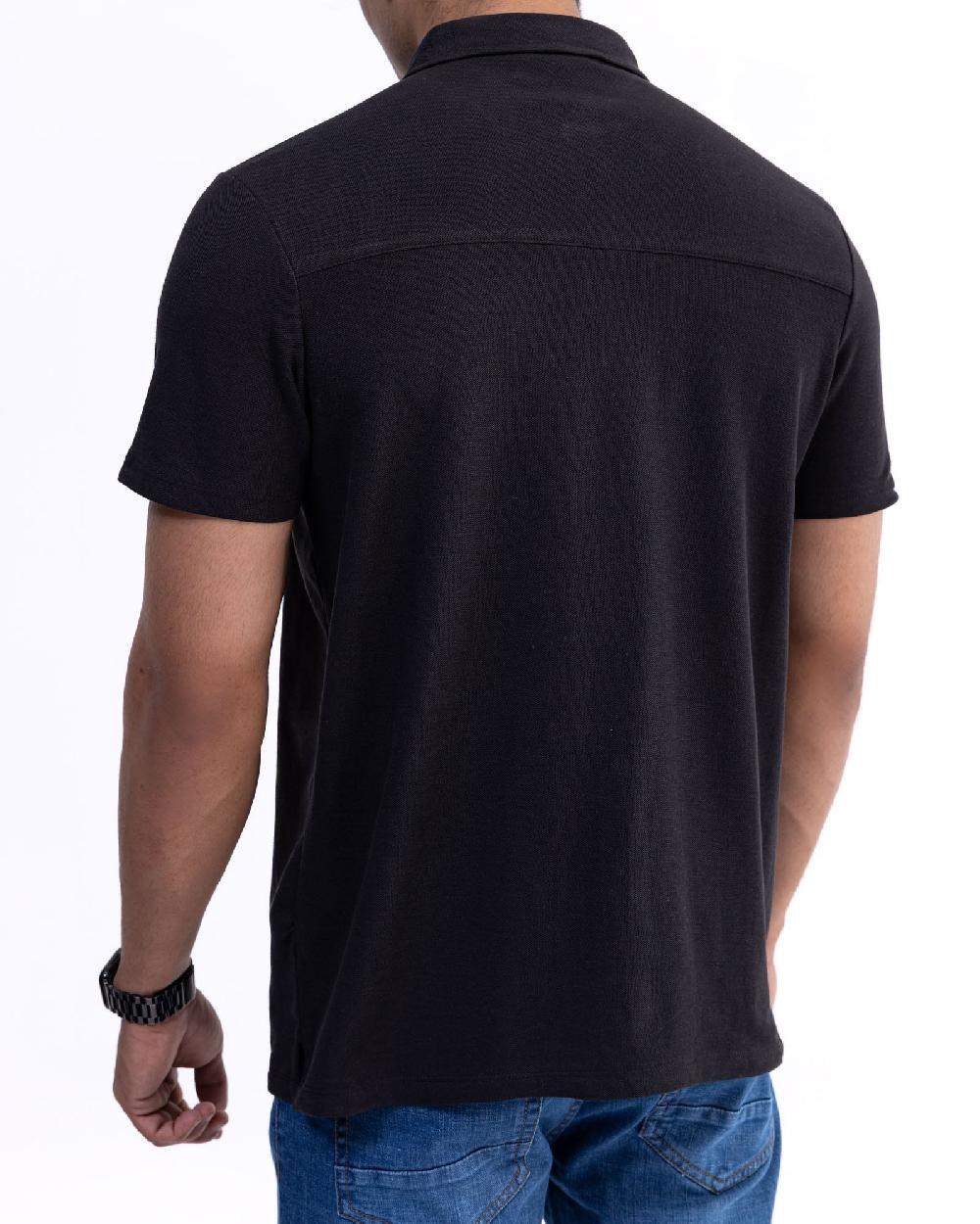 Engine Men Button Down FT5045-00L-BLK