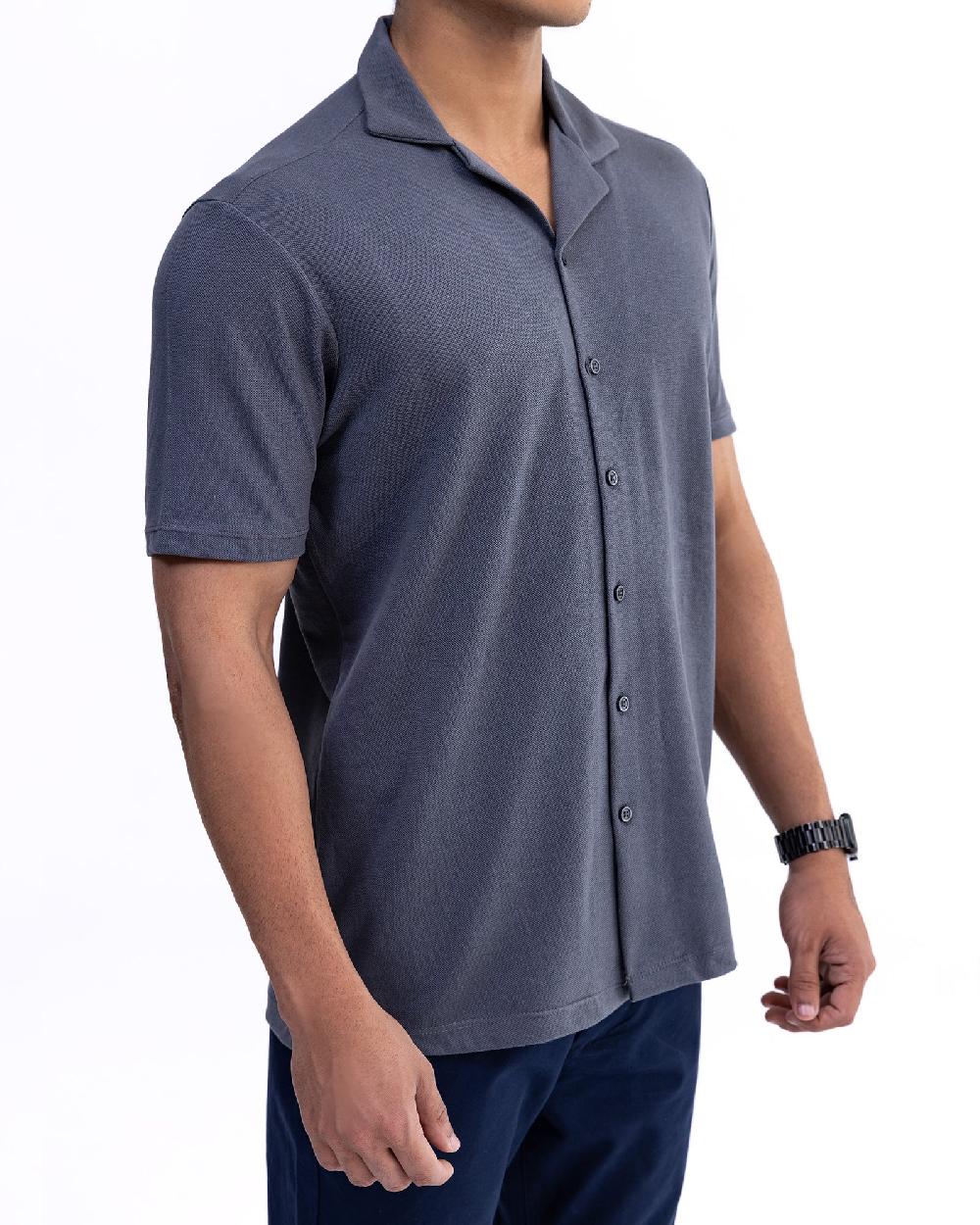 Engine Men Button Down FT5067-00L-DGY