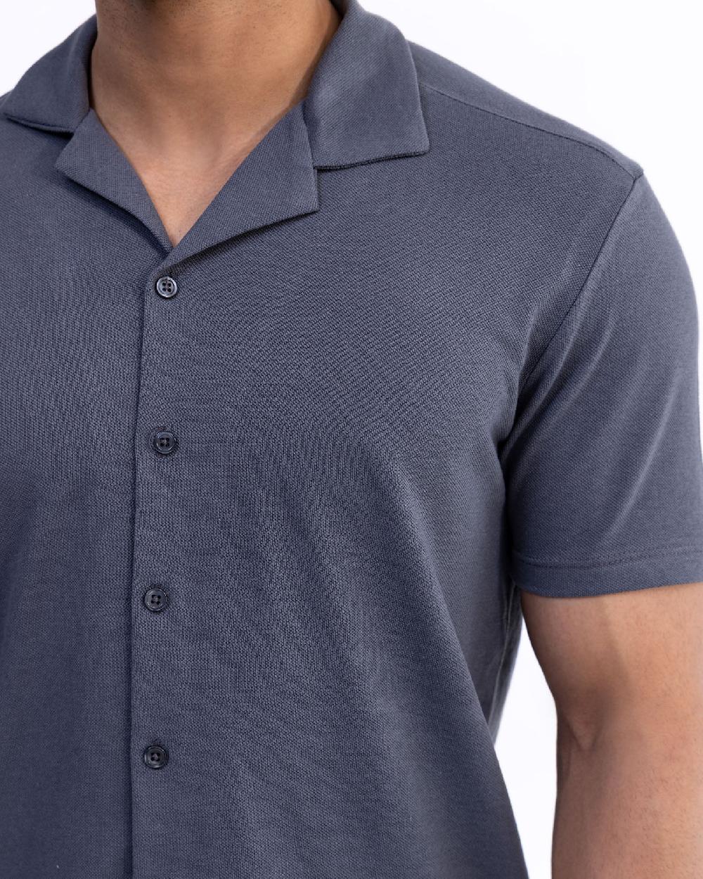 Engine Men Button Down FT5067-00L-DGY