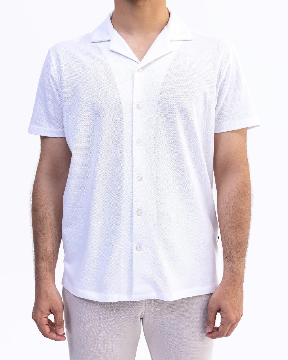 engine Men Button Down FT5067-00L-WHT