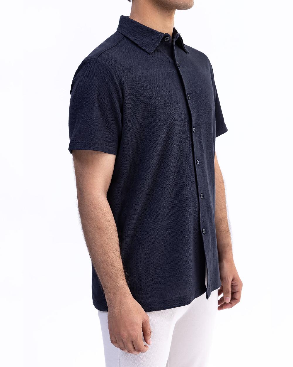 Engine Men Button Down FT5074-00L-BLK