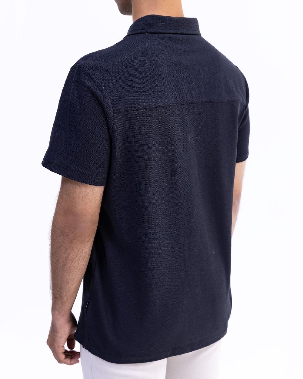 Engine Men Button Down FT5074-00L-BLK