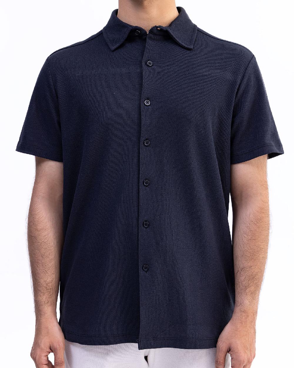 engine Men Button Down FT5074-00L-BLK