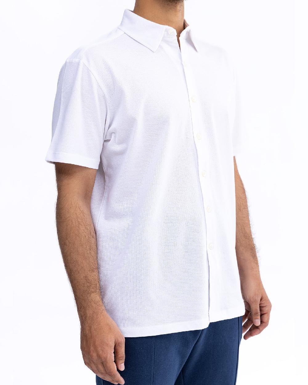 Engine Men Button Down FT5074-00L-WHT