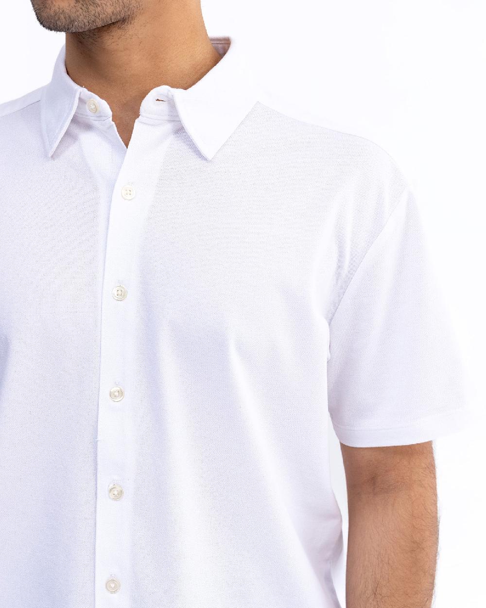 Engine Men Button Down FT5074-00L-WHT