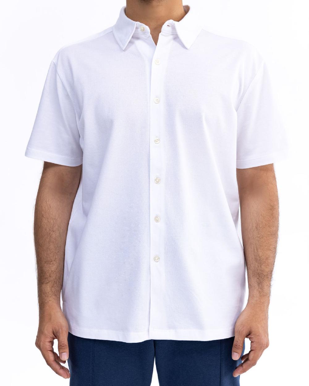 engine Men Button Down FT5074-00L-WHT