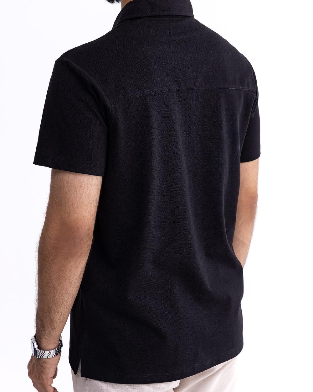 Engine Men Button Down FT5078-00L-BLK