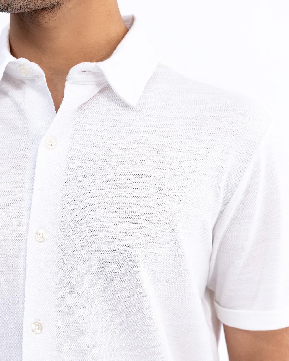 Engine Men Button Down FT5089-00L-WHT