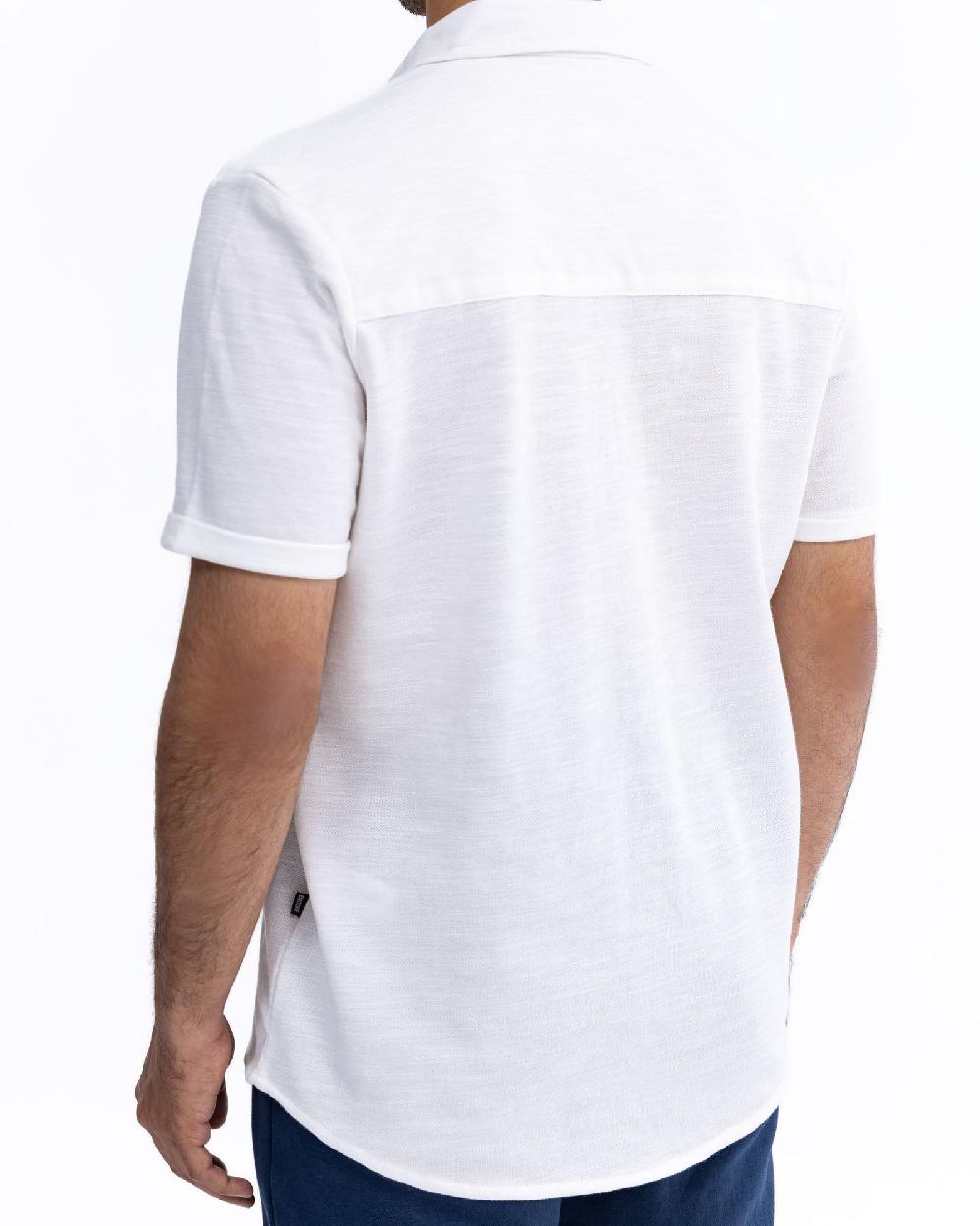 Engine Men Button Down FT5089-00L-WHT