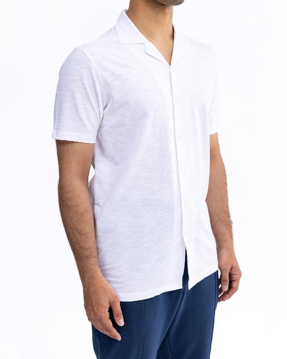 Engine Men Button Down FT5092-00L-WHT