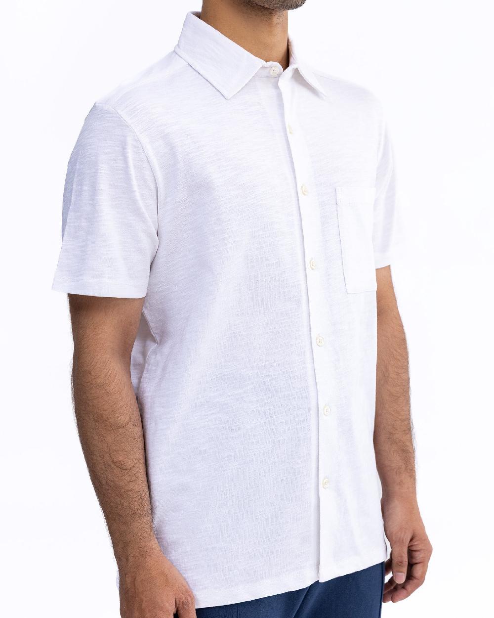 Engine Men Button Down FT5093-00L-WHT